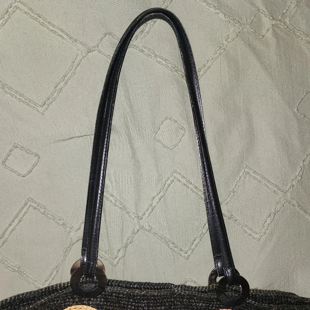 Annabel Ingall polka dot raffia tote - Picture 5 of 7